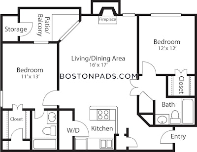 Quincy 2 Bed 2 Bath QUINCY  South Quincy - $2,470